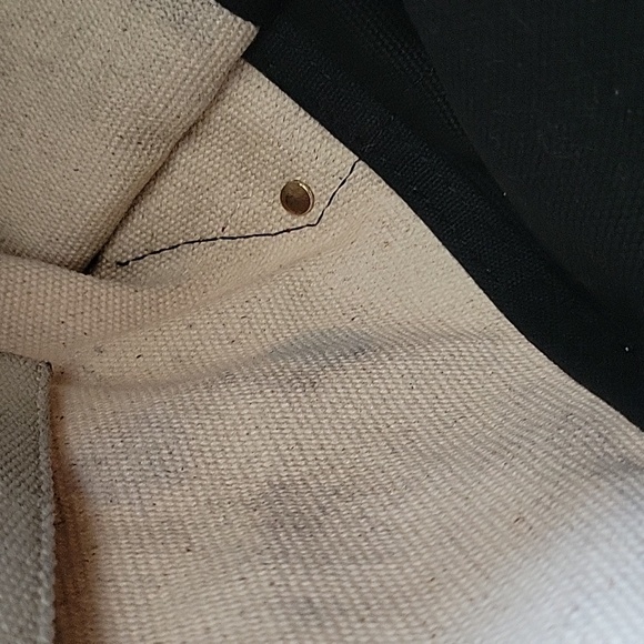 Kate Spade Limited Edition Red Black White Uptown Downtown Tote Bag Canvas - Picture 8 of 16